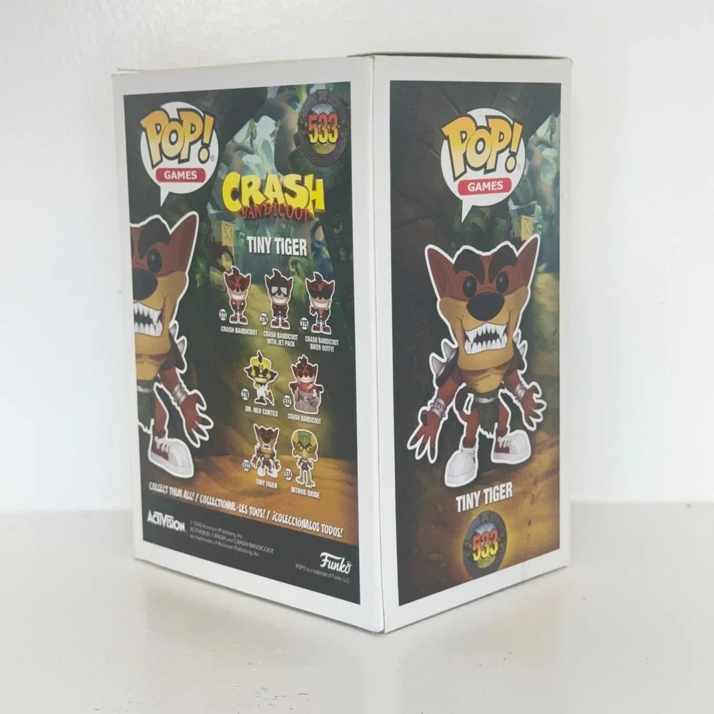 Funko Pop Tiny Tiger #533 Crash Bandicoot GameStop Exclusive Vinyl